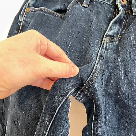 MADEWELL Skinny Skinny Jeans Dark Wash Five Pocket Zip Cropped Ankle ? sz 29 W29 - Picture 8 of 12